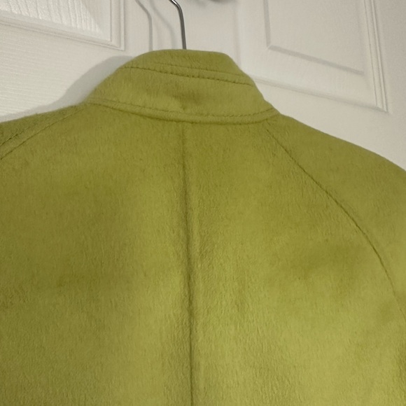 AUTH Vintage Valentino Green Cashmere Wool Front Tie Jacket | Made in Italy Sz 6 - Picture 6 of 17
